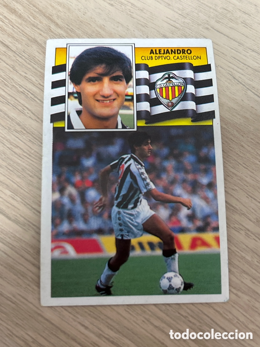 Cromos de f&uacute;tbol: ALEJANDRO CASTELLON LIGA ESTE 1990 1991 90 91 NUNCA PEGADO SIN PEGAR