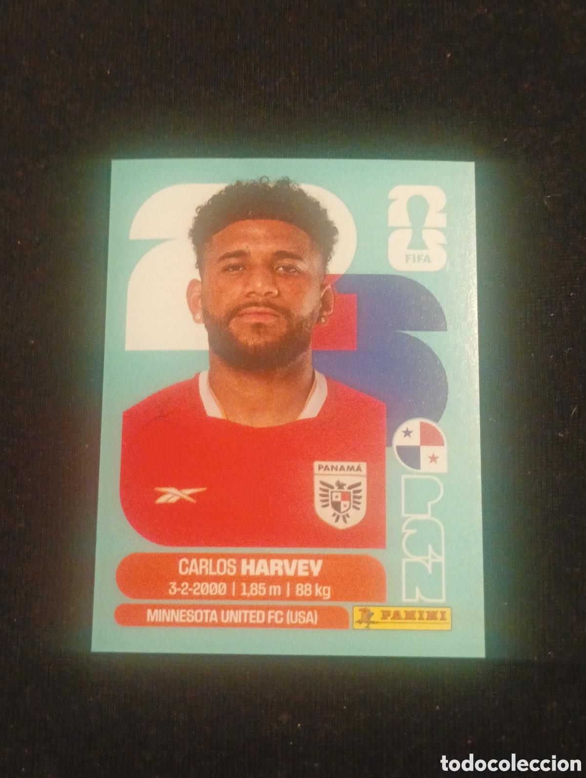 Cromos de f&uacute;tbol: mundial panini 2026 Carlos Harvey