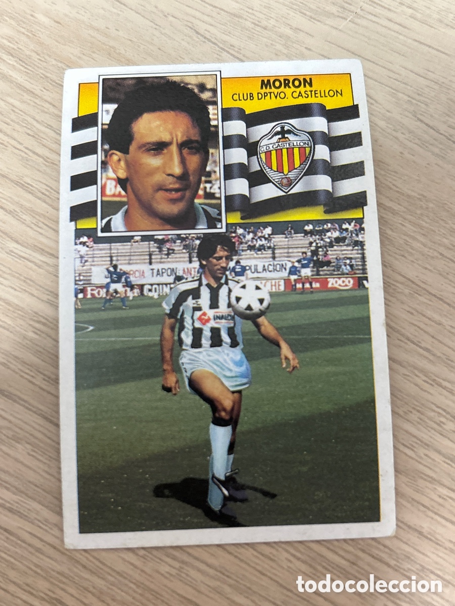 Cromos de f&uacute;tbol: MORON COLOCA CASTELLON LIGA ESTE 1990 1991 90 91 NUNCA PEGADO SIN PEGAR