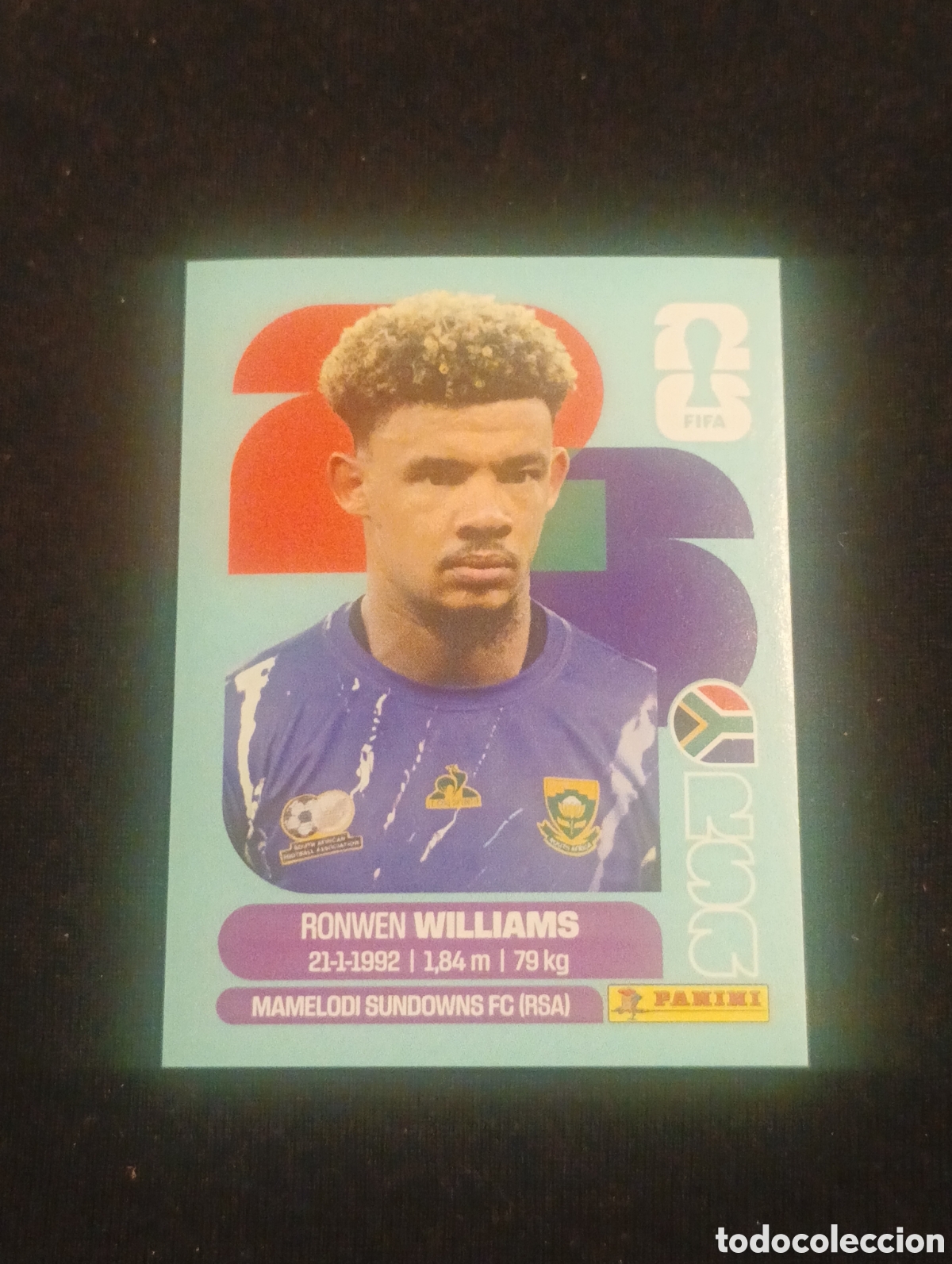 Cromos de f&uacute;tbol: mundial panini 2026 ronwen Williams