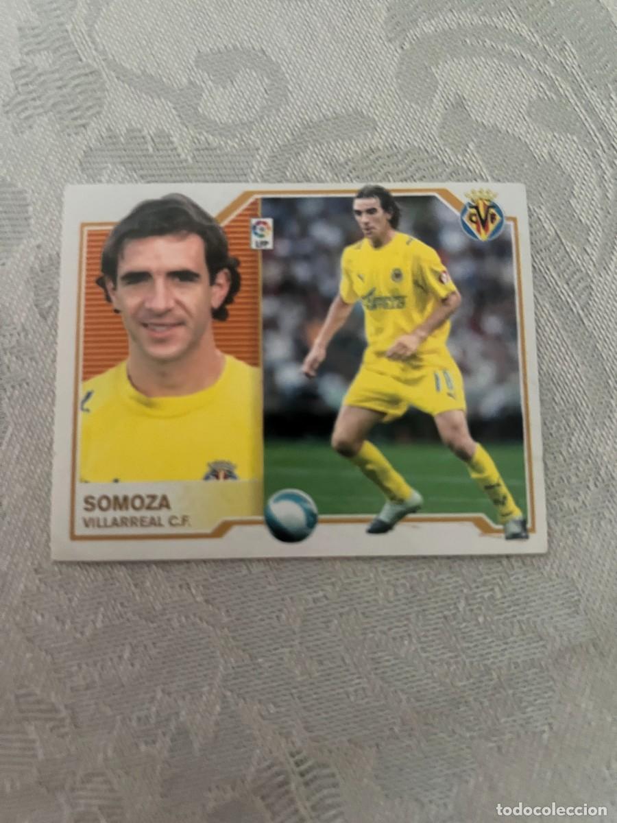 Cromos de f&uacute;tbol: SOMOZA VILLARREAL C. F. BAJA SIN PEGAR ESTE 2007 2008