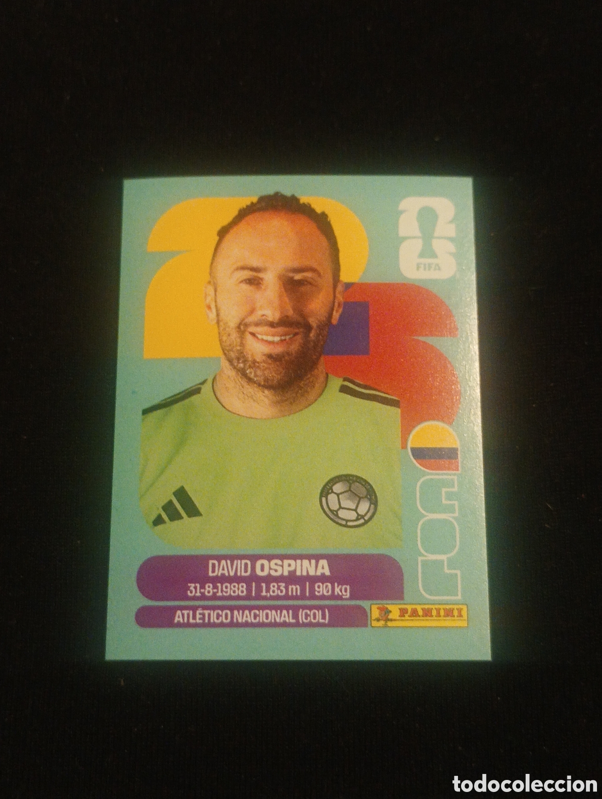 Cromos de f&uacute;tbol: mundial panini 2026 David ospina
