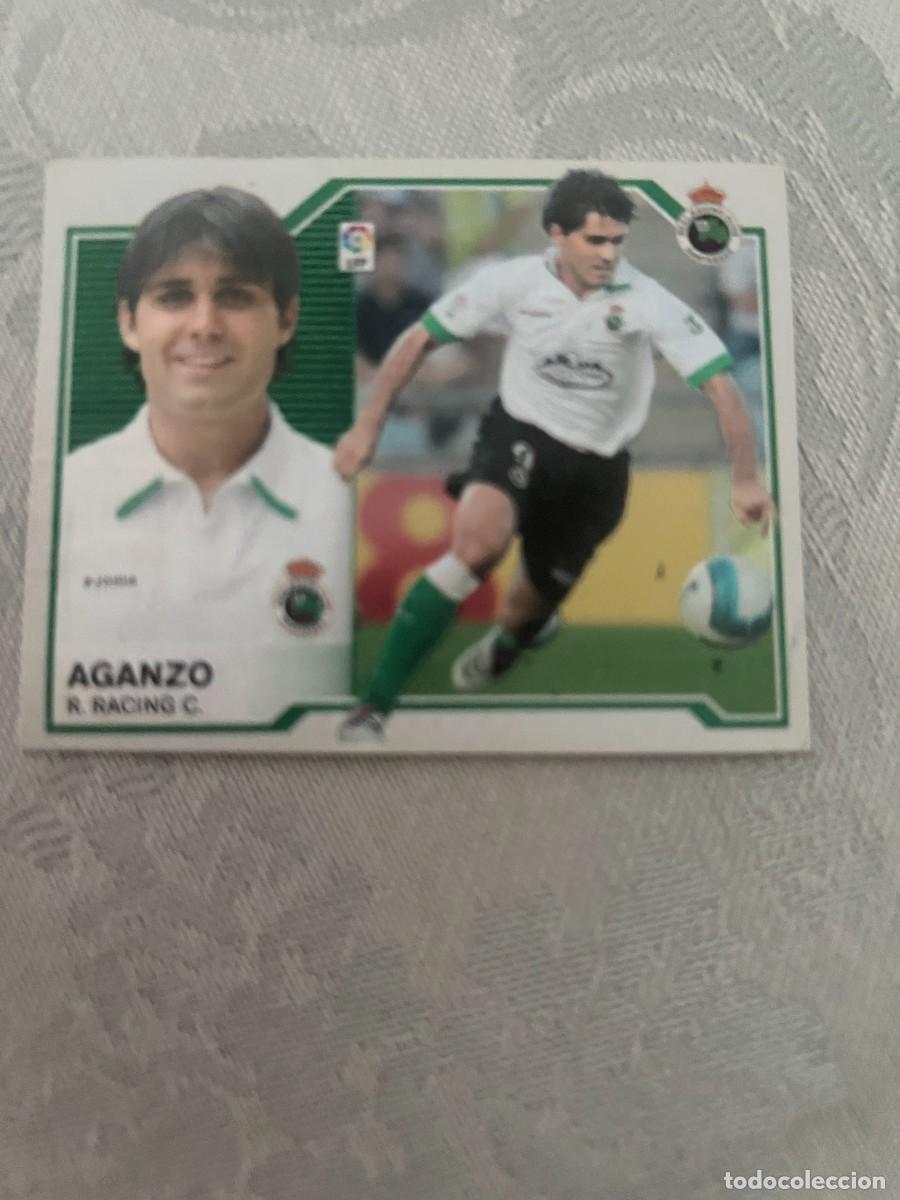 Cromos de f&uacute;tbol: AGANZO RACING SANTANDER BAJA SIN PEGAR ESTE 2007 2008