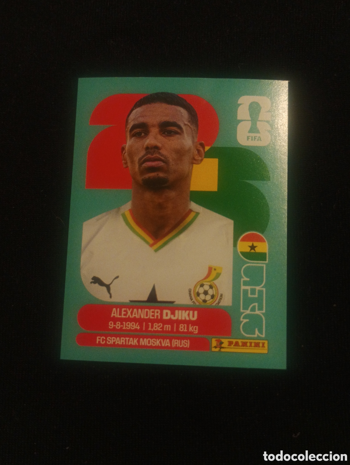 Cromos de f&uacute;tbol: mundial panini 2026 Alexander djiku