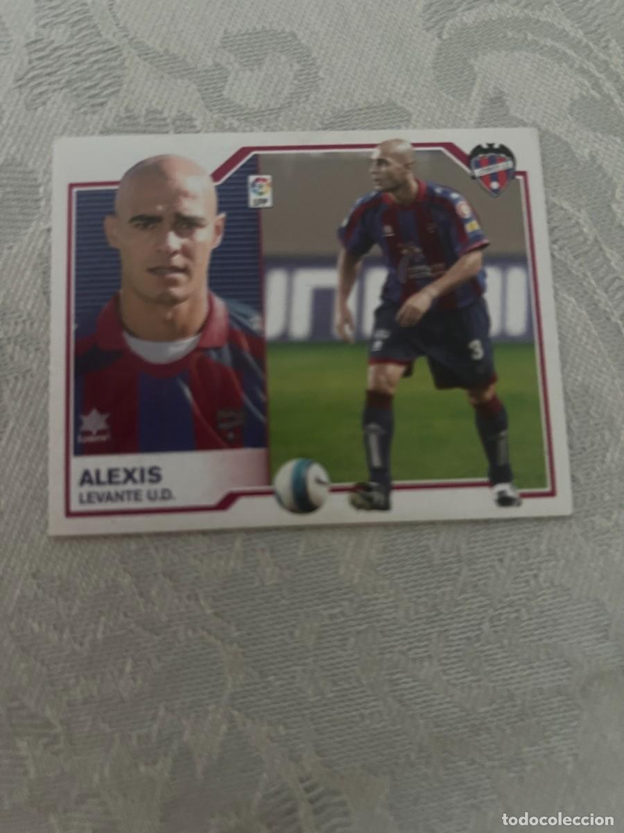 Cromos de f&uacute;tbol: ALEXIS BAJA LEVANTE BAJA SIN PEGAR ESTE 2007 2008