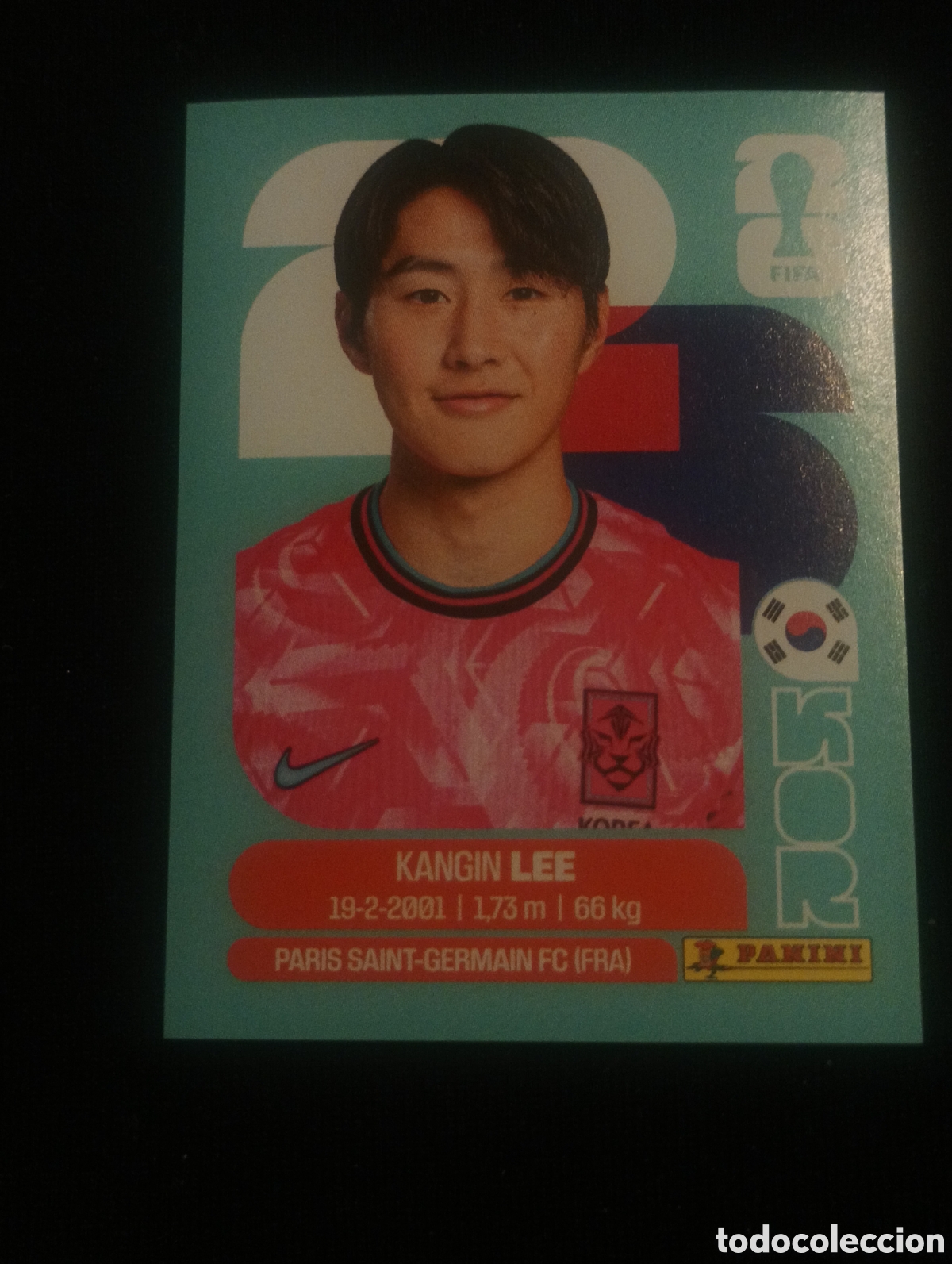 Cromos de f&uacute;tbol: mundial panini 2026 kangin lee