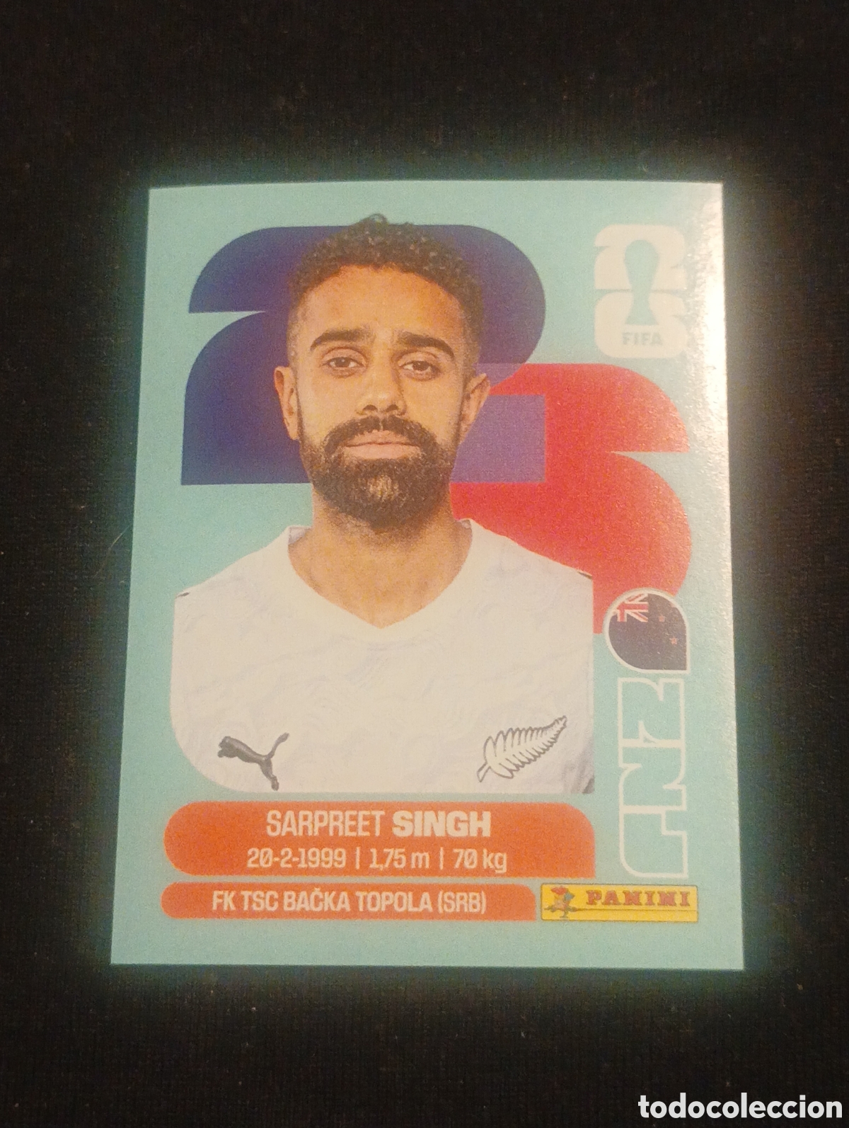 Cromos de f&uacute;tbol: mundial panini 2026 sarpreet singh