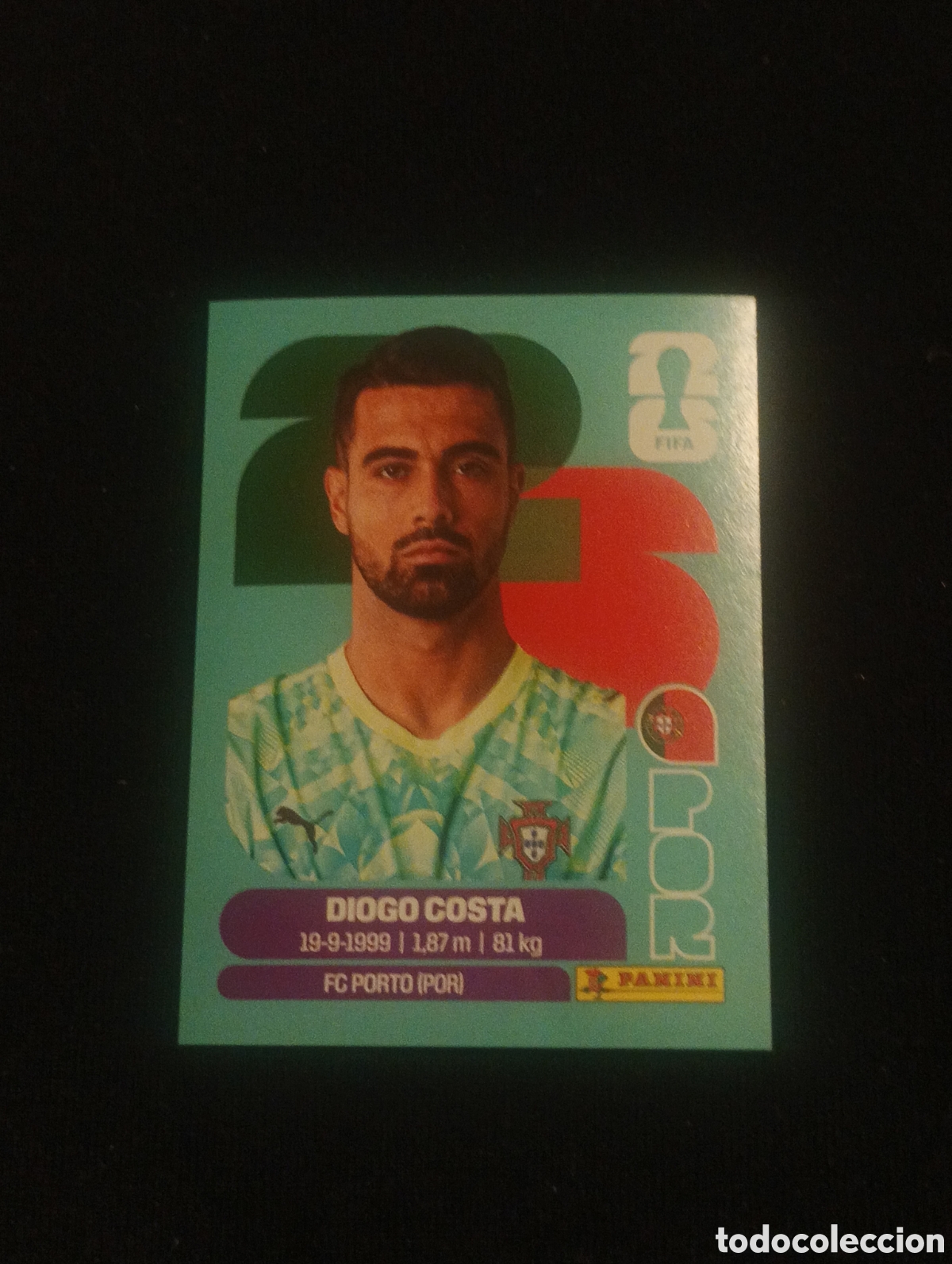 Cromos de f&uacute;tbol: mundial panini 2026 Diogo costa