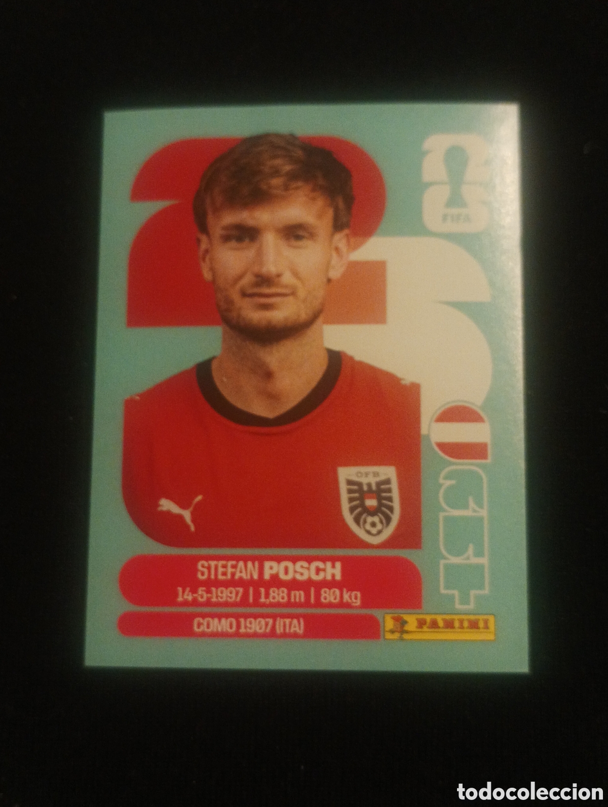 Figurine di Calcio: mundial panini 2026 Stefan posch