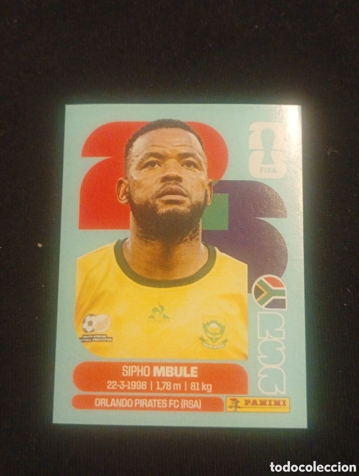 Figurine di Calcio: mundial panini 2026 sipho mbule