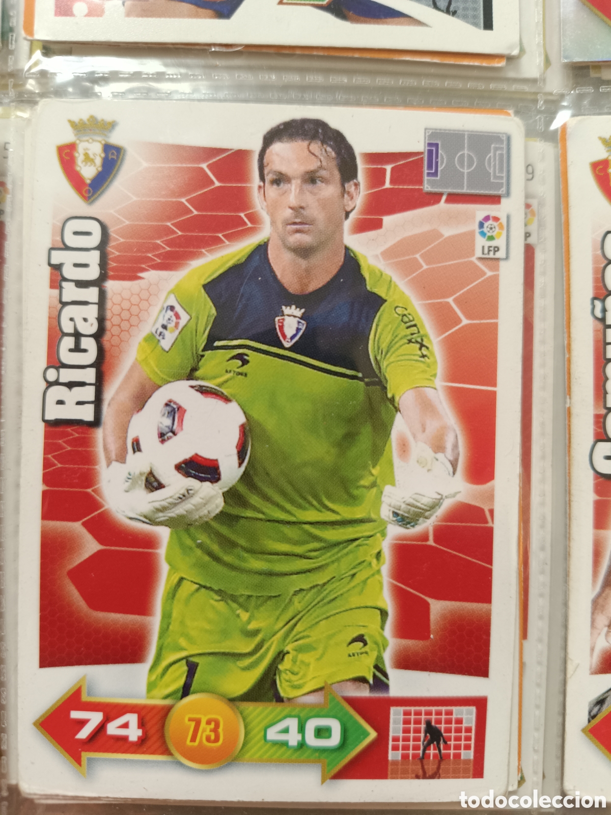 Cromos de f&uacute;tbol: Adrenalyn 10/11 Ricardo