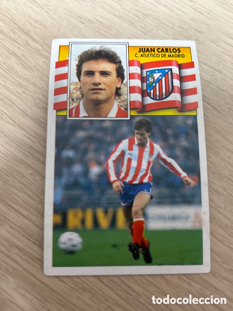Figurine di Calcio: JUAN CARLOS ATLETICO DE MADRID LIGA ESTE 1990 1991 90 91 NUNCA PEGADO SIN PEGAR