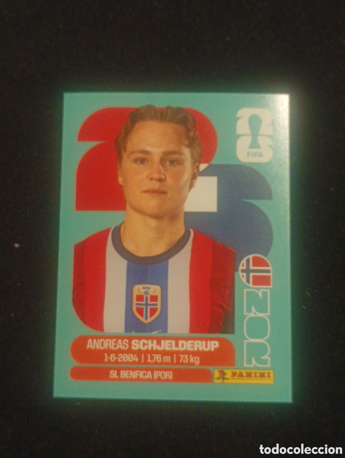 Figurine di Calcio: mundial panini 2026 Andreas schjelderup