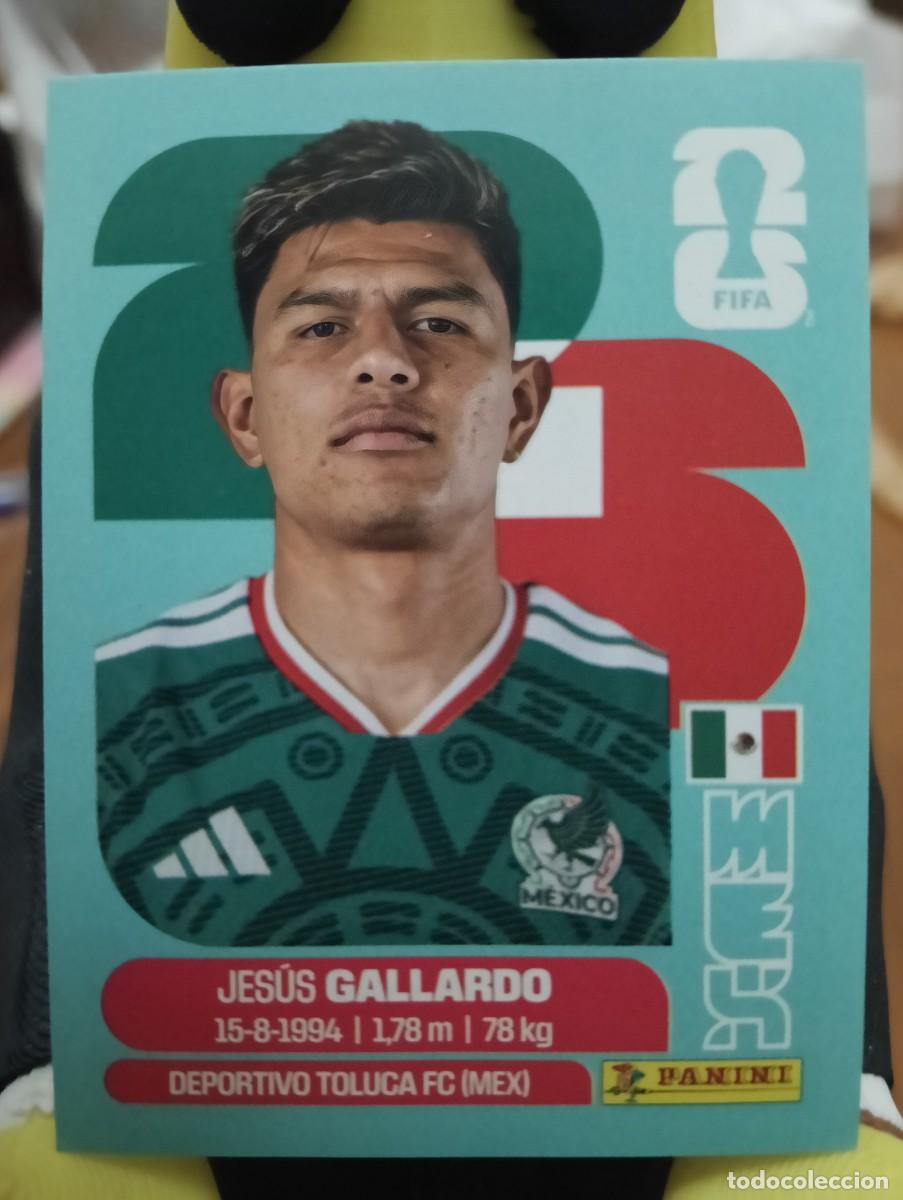 Cromos de f&uacute;tbol: Mundial 2026 - Jes&uacute;s Gallardo - N&deg; 6 - M&eacute;xico