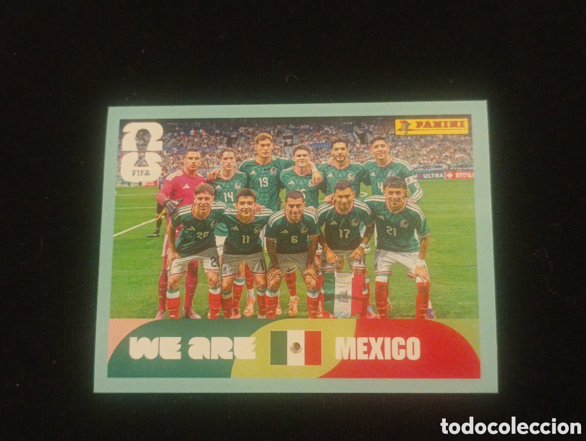 Cromos de f&uacute;tbol: mundial panini 2026 mexico