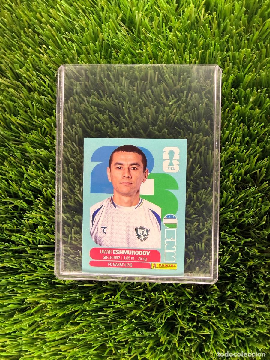 Cromos de f&uacute;tbol: N&ordm; UZB5 Umar Eshmurodov Uzbekist&aacute;n Mundial 2026 Stickers