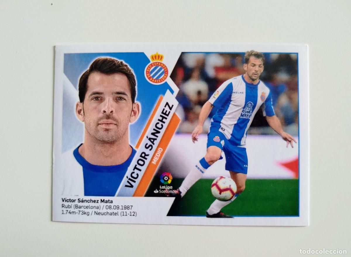 Cromos de f&uacute;tbol: V&iacute;ctor S&aacute;nchez 9A SIN PEGAR NUNCA PEGADO RCD Espanyol Liga Ediciones Este 19 20 / 2019 2020
