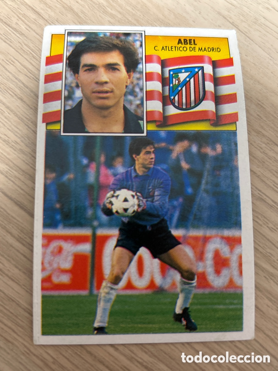 Football Stickers: ABEL ATLETICO DE MADRID LIGA ESTE 1990 1991 90 91 NUNCA PEGADO SIN PEGAR