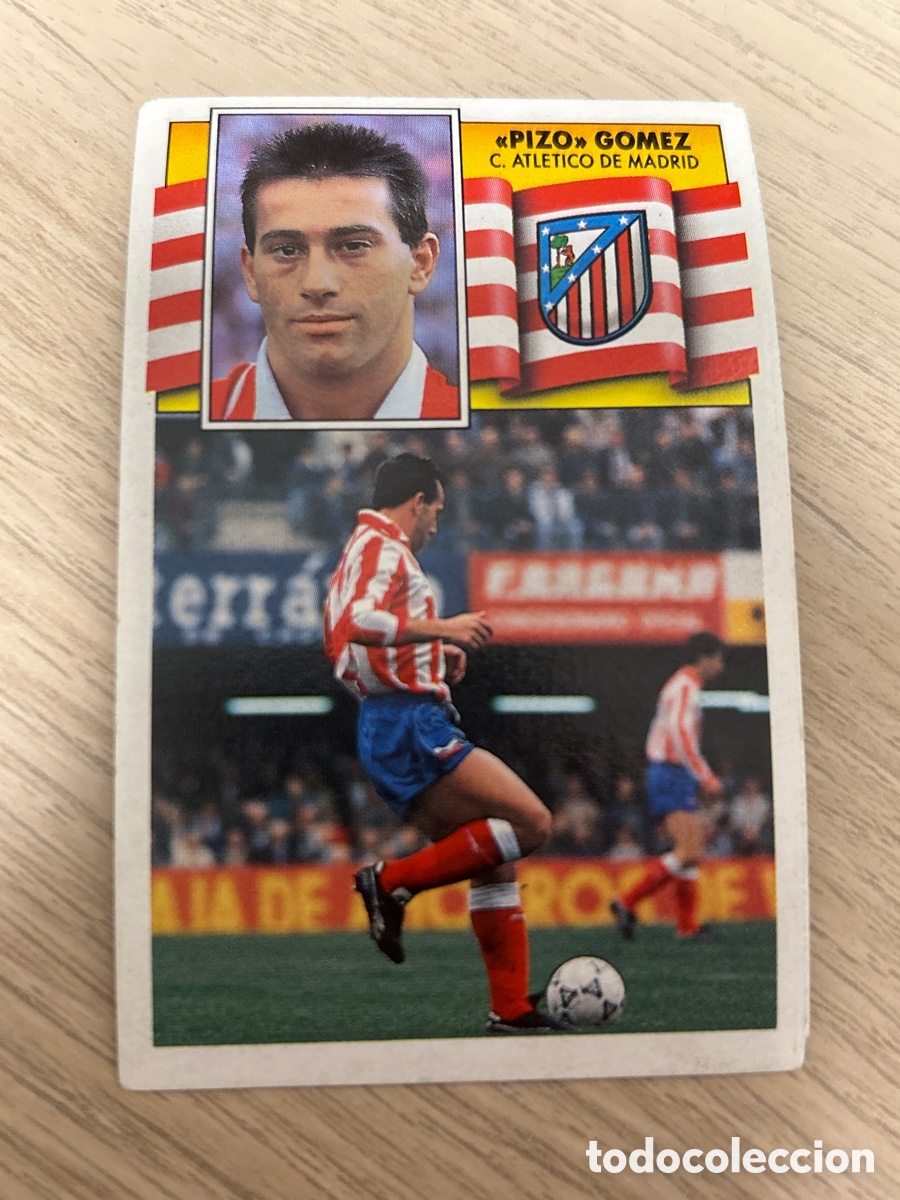 Football Stickers: PIZO GOMEZ ATLETICO DE MADRID LIGA ESTE 1990 1991 90 91 NUNCA PEGADO SIN PEGAR
