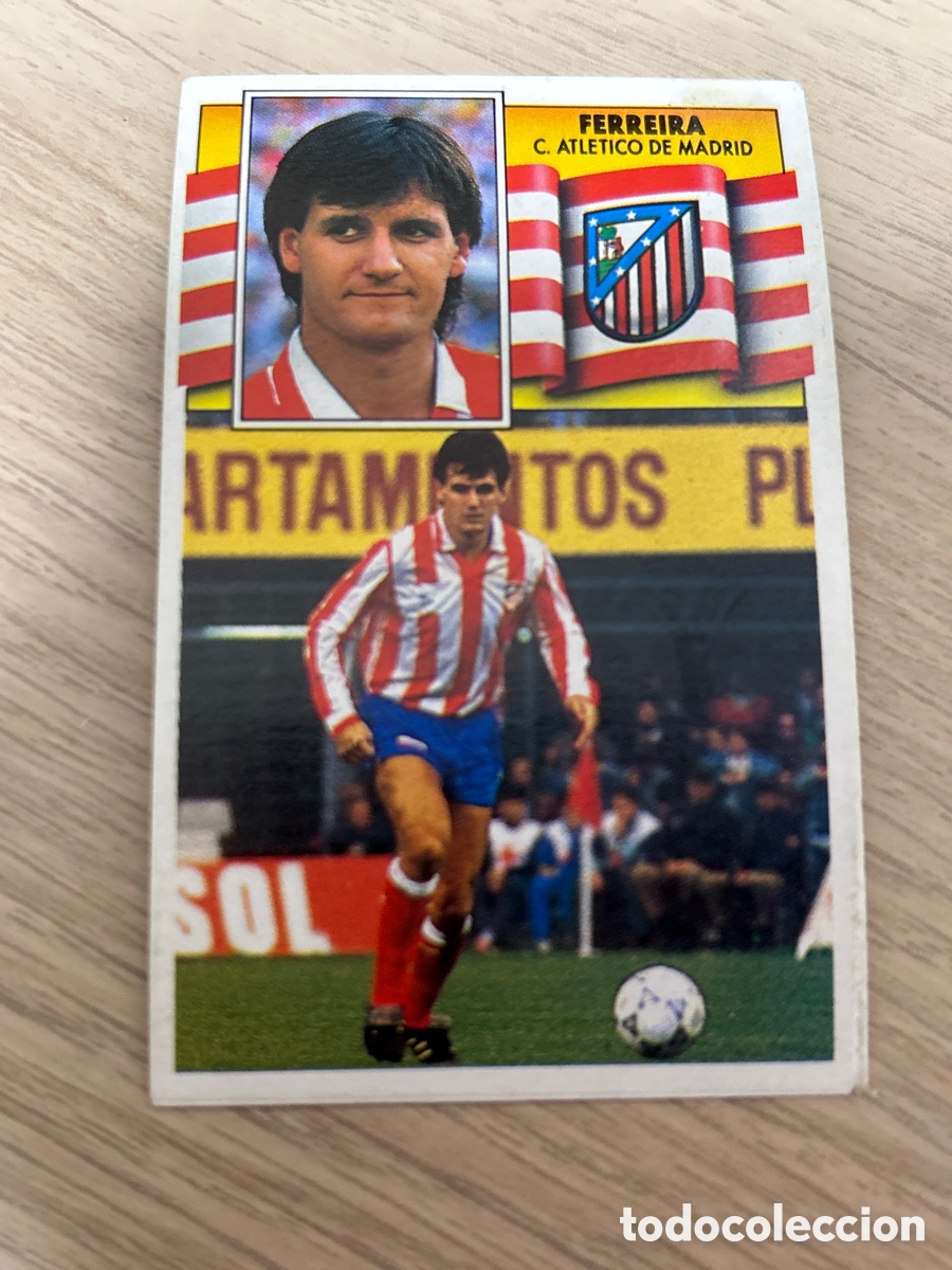 Figurine di Calcio: FERREIRA ATLETICO DE MADRID LIGA ESTE 1990 1991 90 91 NUNCA PEGADO SIN PEGAR