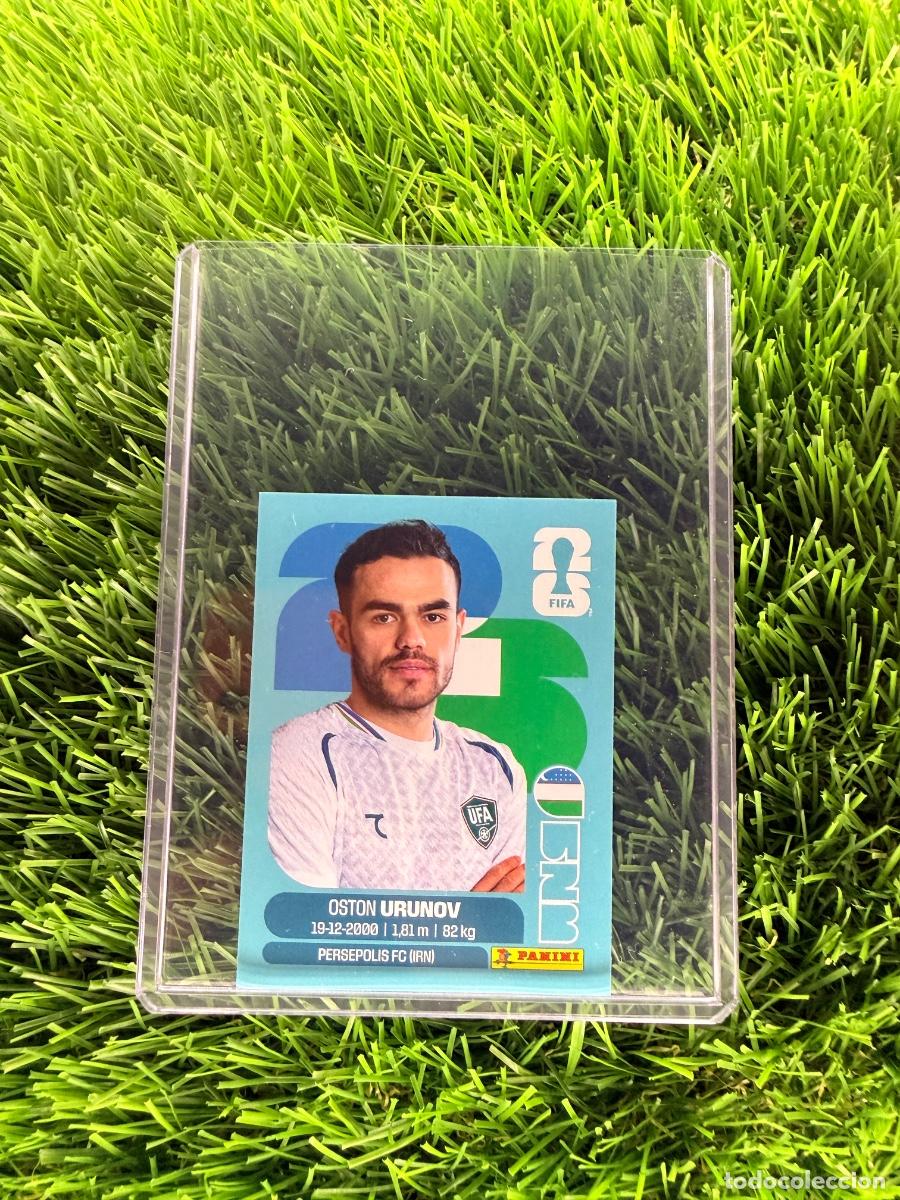Cromos de f&uacute;tbol: N&ordm; UZB17 Oston Urunov Uzbekist&aacute;n Mundial 2026 Stickers