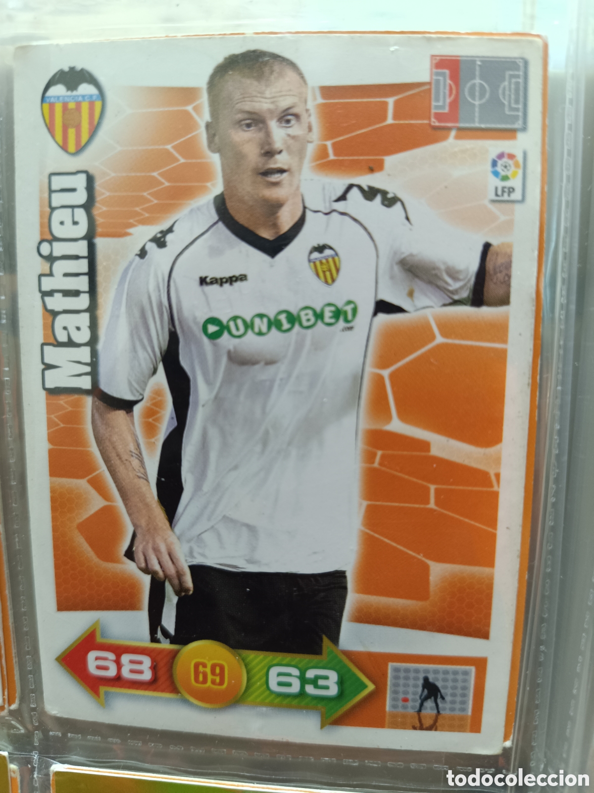 Cromos de f&uacute;tbol: Adrenalyn Mathieu 10/11