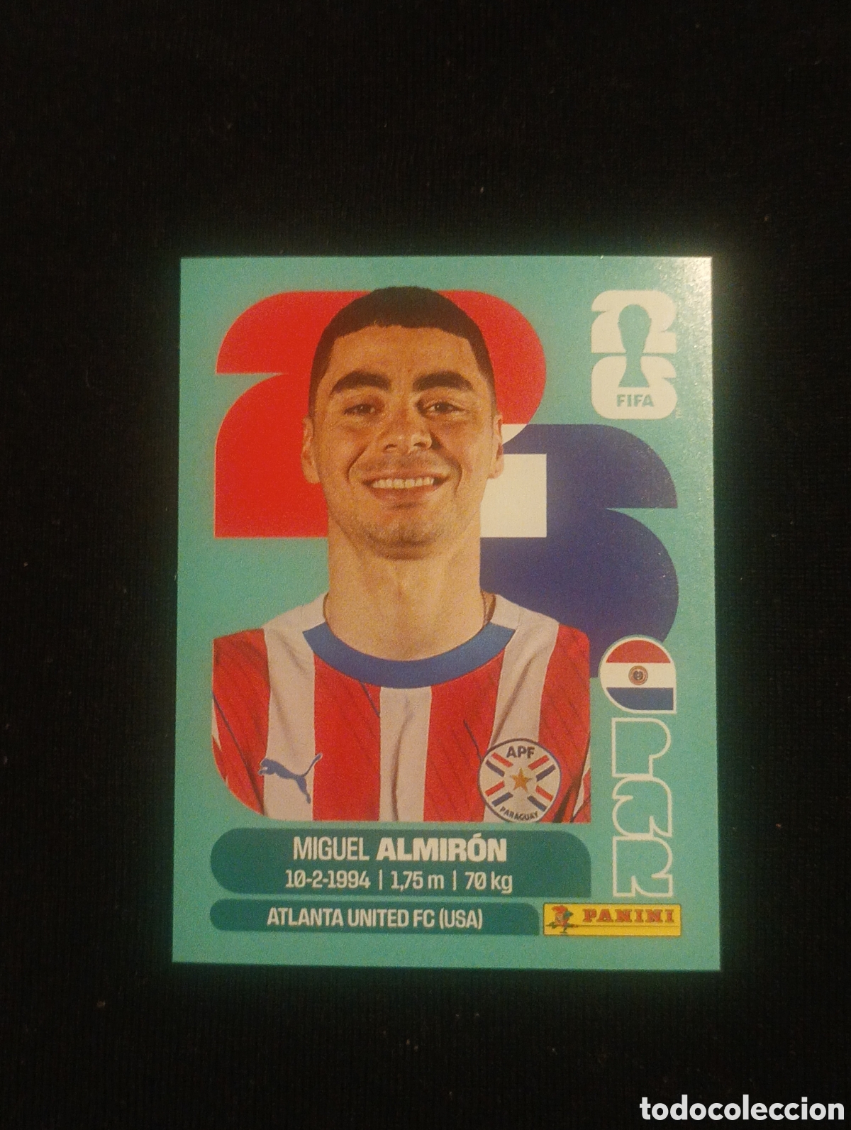 Cromos de f&uacute;tbol: mundial panini 2026 Miguel almir&oacute;n