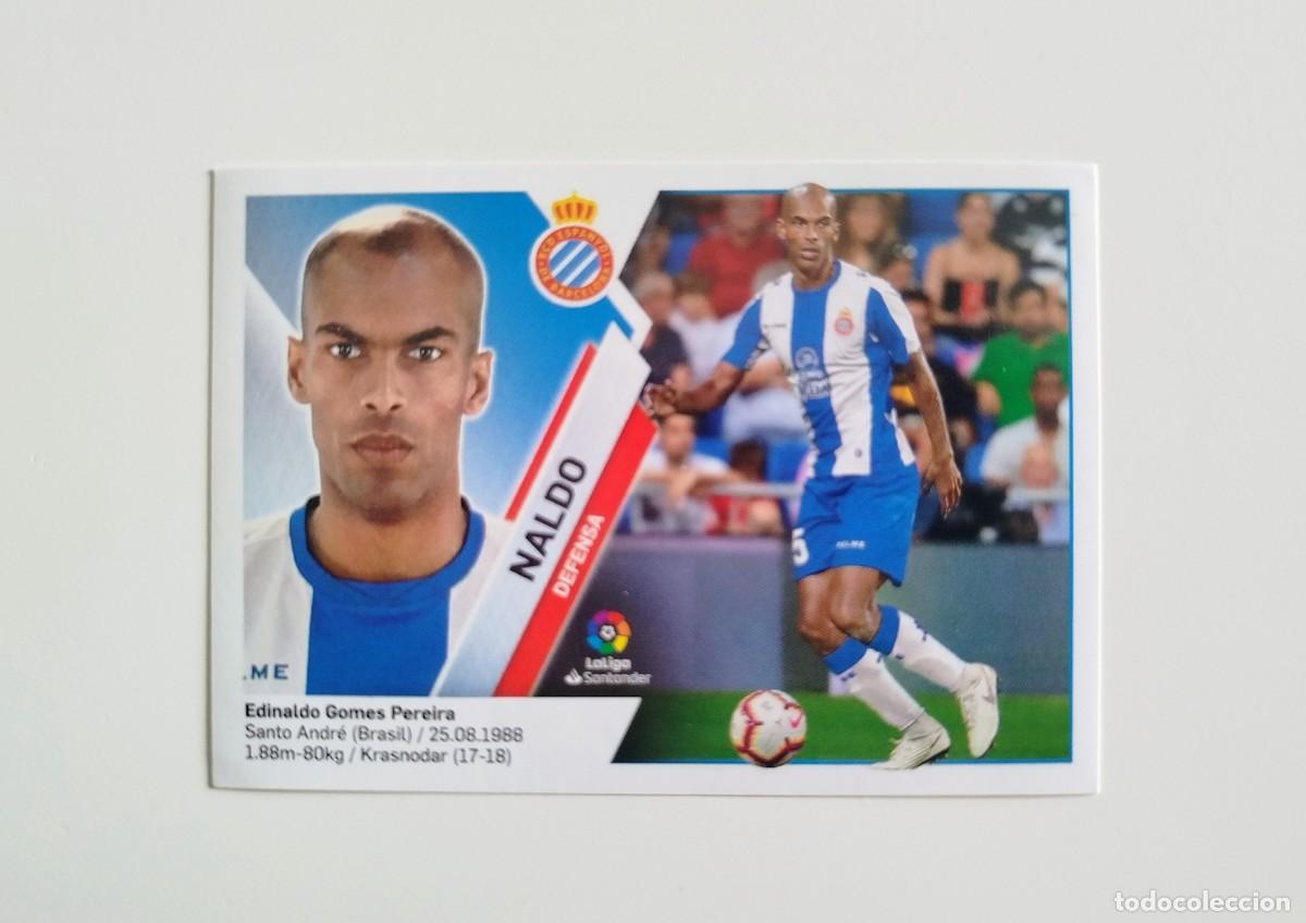 Cromos de f&uacute;tbol: Naldo 6 SIN PEGAR NUNCA PEGADO RCD Espanyol Liga Ediciones Este 19 20 / 2019 2020