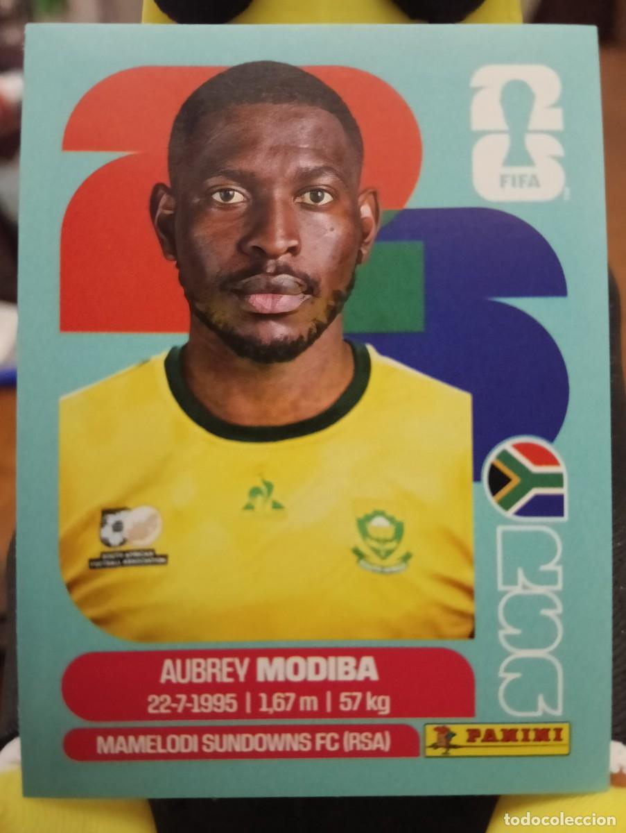 Cromos de f&uacute;tbol: Mundial 2026 - Aubrey Modiba - N&deg; 4 - Sud&aacute;frica