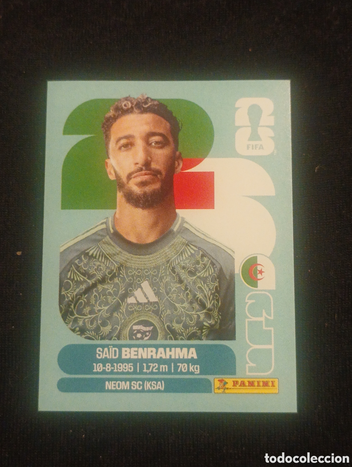 Cromos de f&uacute;tbol: mundial panini 2026 said benrahma