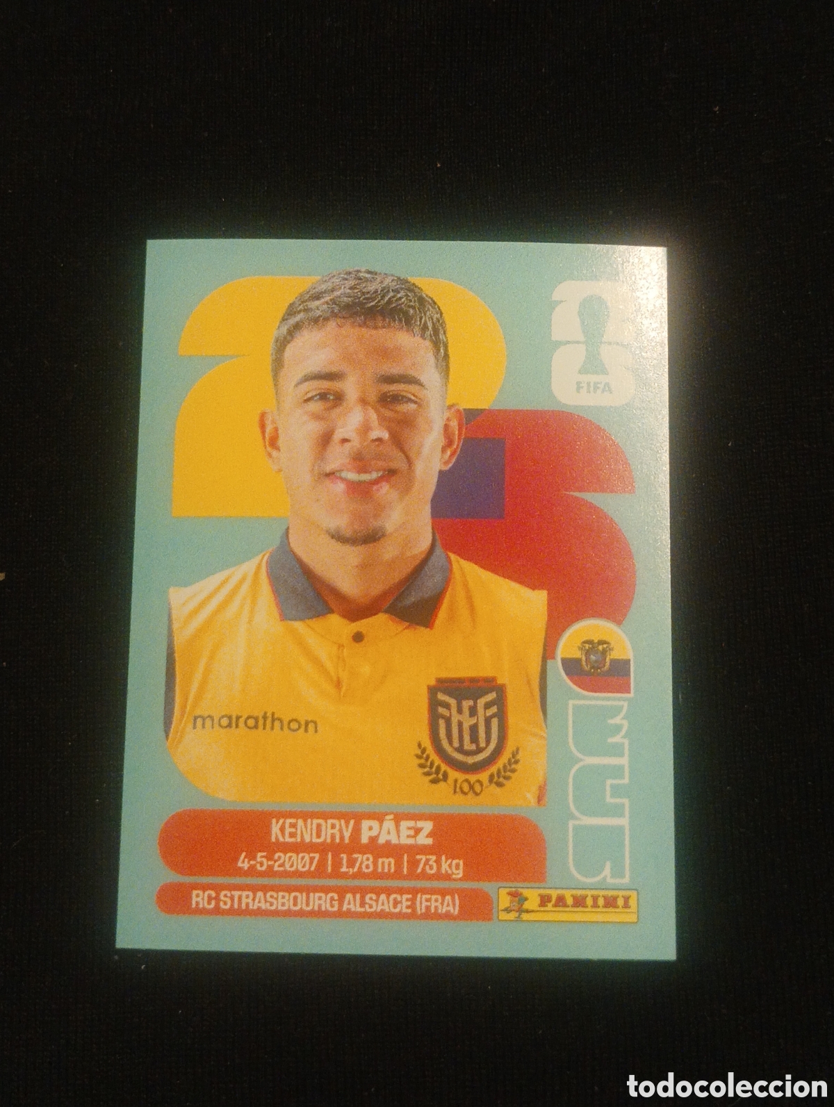 Cromos de f&uacute;tbol: mundial panini 2026 kendry paez