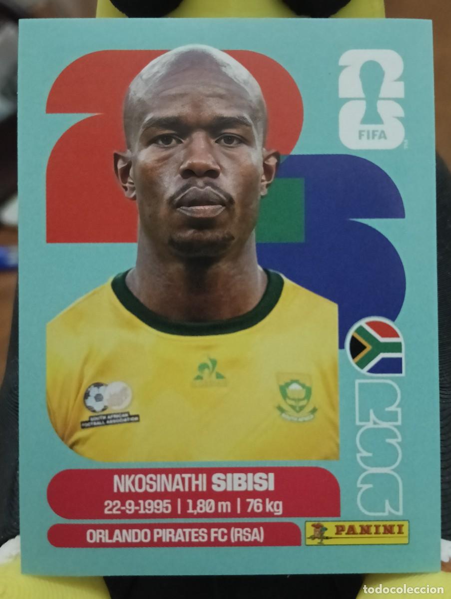Football Stickers: Mundial 2026 - Nkosinathi Sibisi - N&deg; 10 - Sud&aacute;frica