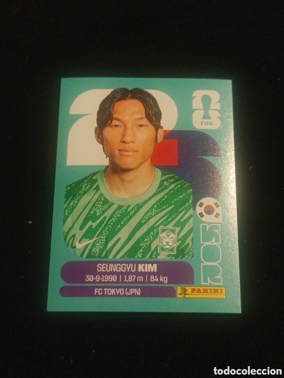 Cromos de f&uacute;tbol: mundial panini 2026 seunggyu kim