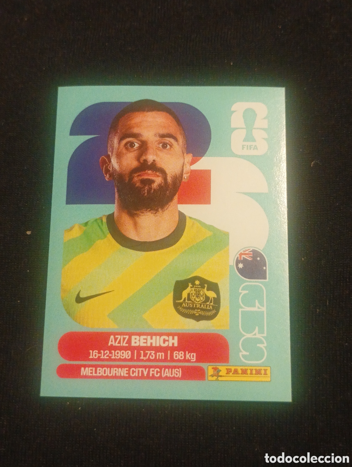 Cromos de f&uacute;tbol: mundial panini 2026 aziz behich