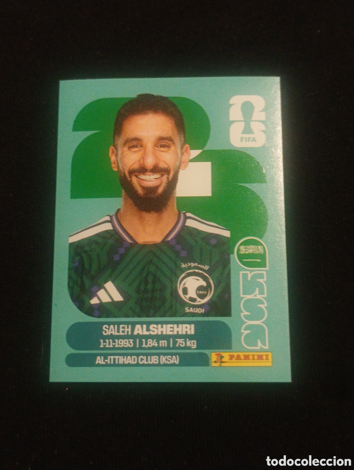 Cromos de f&uacute;tbol: mundial panini 2026 saleh alshehri