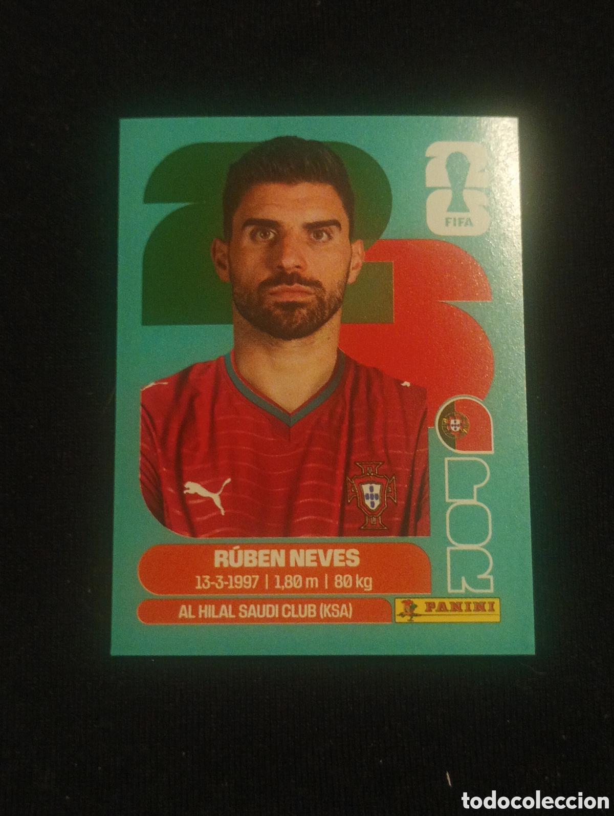 Cromos de f&uacute;tbol: mundial panini 2026 Ruben neves
