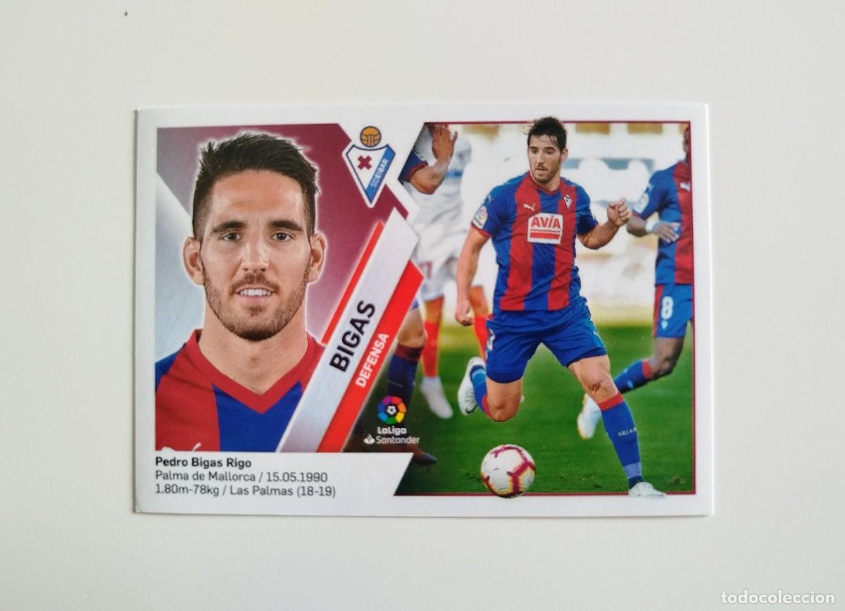 Cromos de f&uacute;tbol: Bigas 7 SIN PEGAR NUNCA PEGADO SD Eibar Liga Ediciones Este 19 20 / 2019 2020
