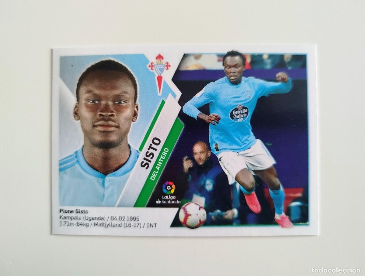 Cromos de f&uacute;tbol: Sisto 14 SIN PEGAR NUNCA PEGADO RC Celta Vigo Liga Ediciones Este 19 20 / 2019 2020