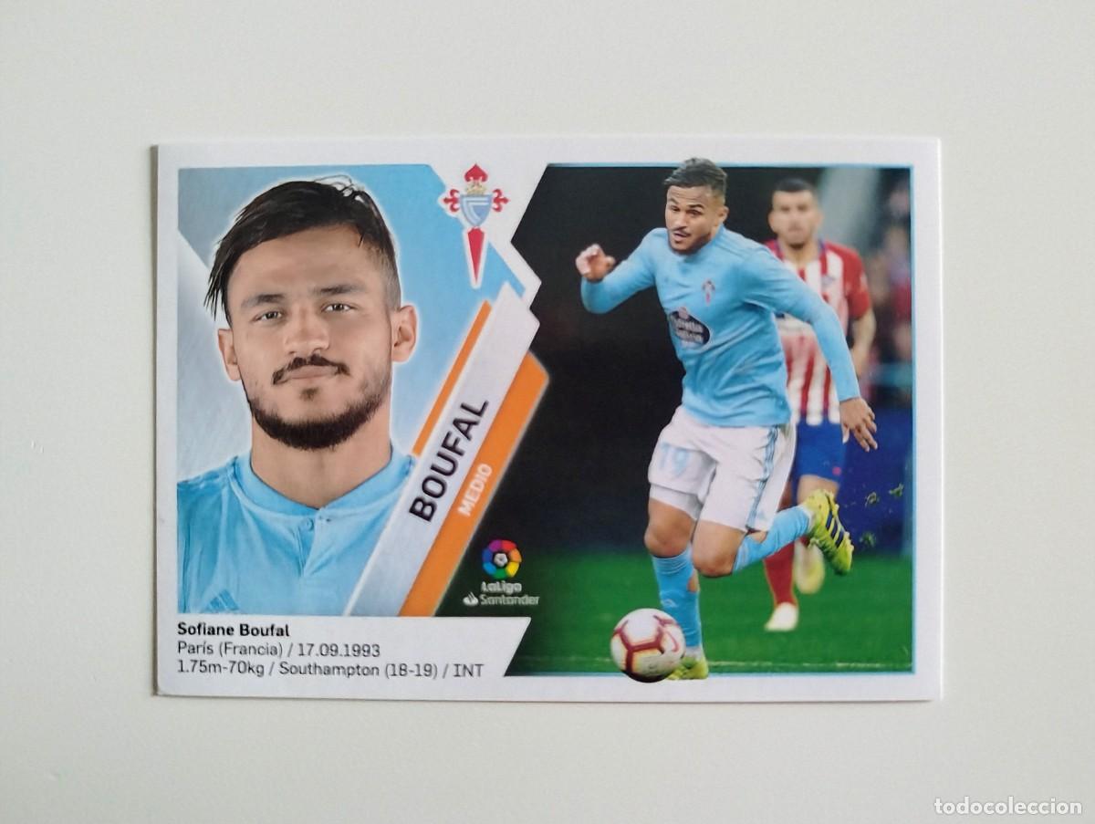 Cromos de f&uacute;tbol: Boufal 13 SIN PEGAR NUNCA PEGADO RC Celta Vigo Liga Ediciones Este 19 20 / 2019 2020