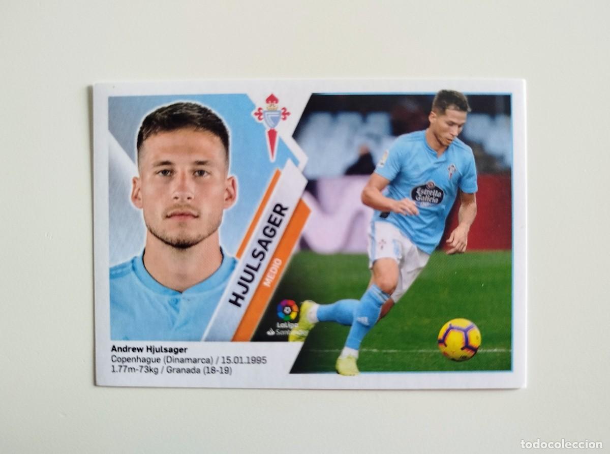 Cromos de f&uacute;tbol: Hjulsager 12A SIN PEGAR NUNCA PEGADO RC Celta Vigo Liga Ediciones Este 19 20 / 2019 2020