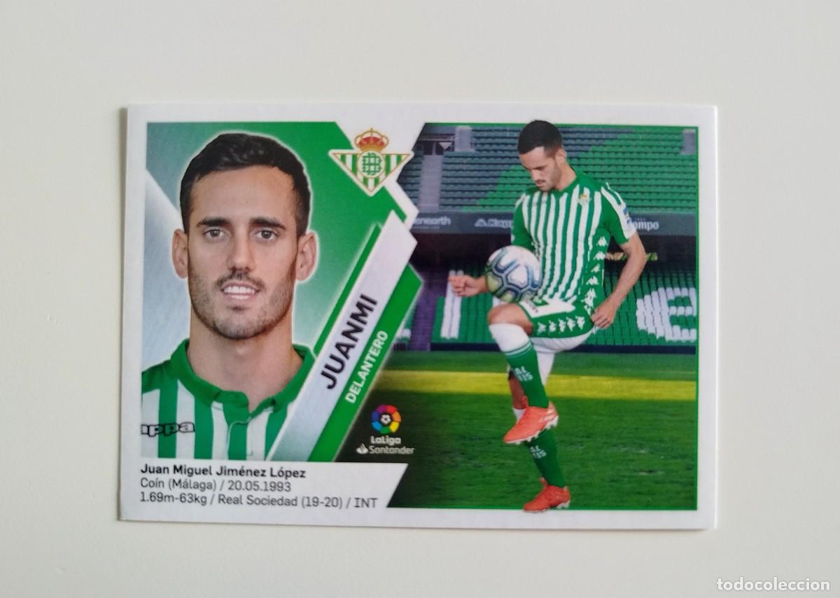 Cromos de f&uacute;tbol: Juanmi 16 SIN PEGAR NUNCA PEGADO Real Betis Liga Ediciones Este 19 20 / 2019 2020