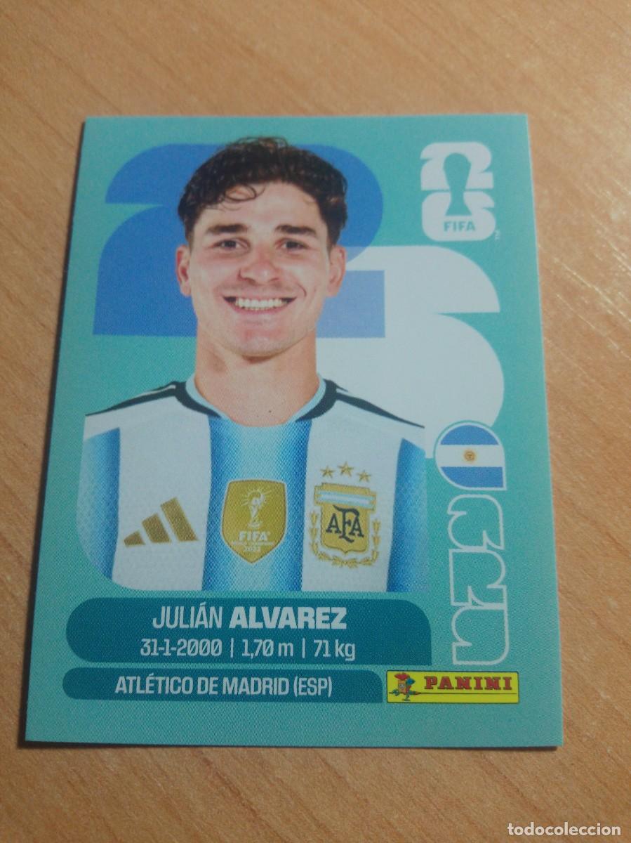 Cromos de f&uacute;tbol: JULIAN ALVAREZ ARG 19 ARGENTINA MUNDIAL FIFA WORLD CUP 2026 26 PANINI STICKERS NUEVO