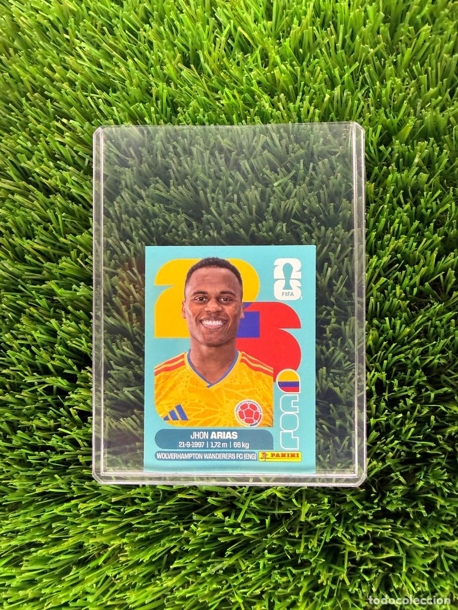 Cromos de f&uacute;tbol: N&ordm; COL17 Jhon Arias Colombia Mundial 2026 Stickers