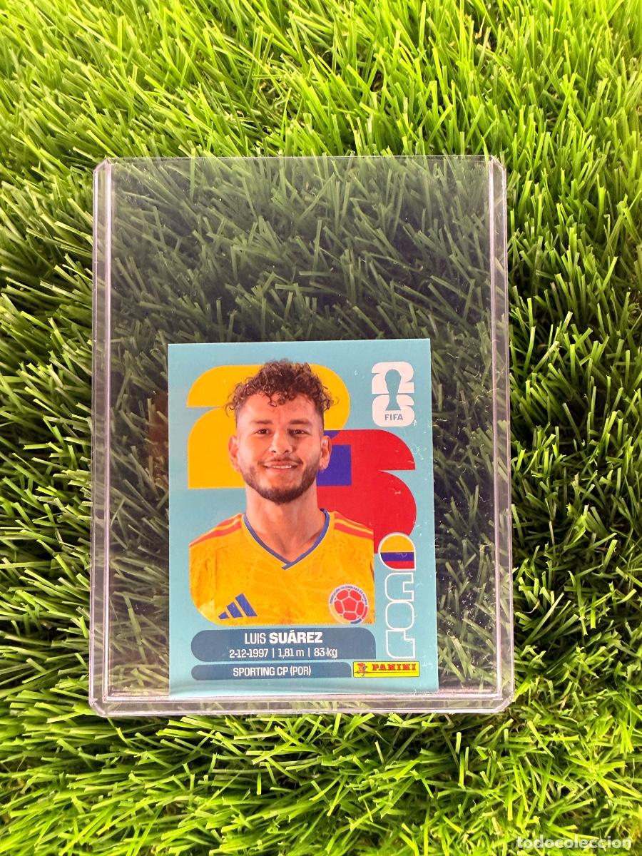 Cromos de f&uacute;tbol: N&ordm; COL19 Luis Su&aacute;rez Colombia Mundial 2026 Stickers