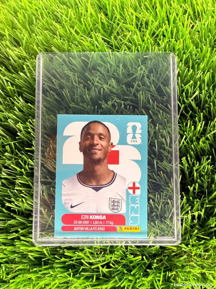 Cromos de f&uacute;tbol: N&ordm; ENG5 Ezri Konsa Inglaterra Mundial 2026 Stickers