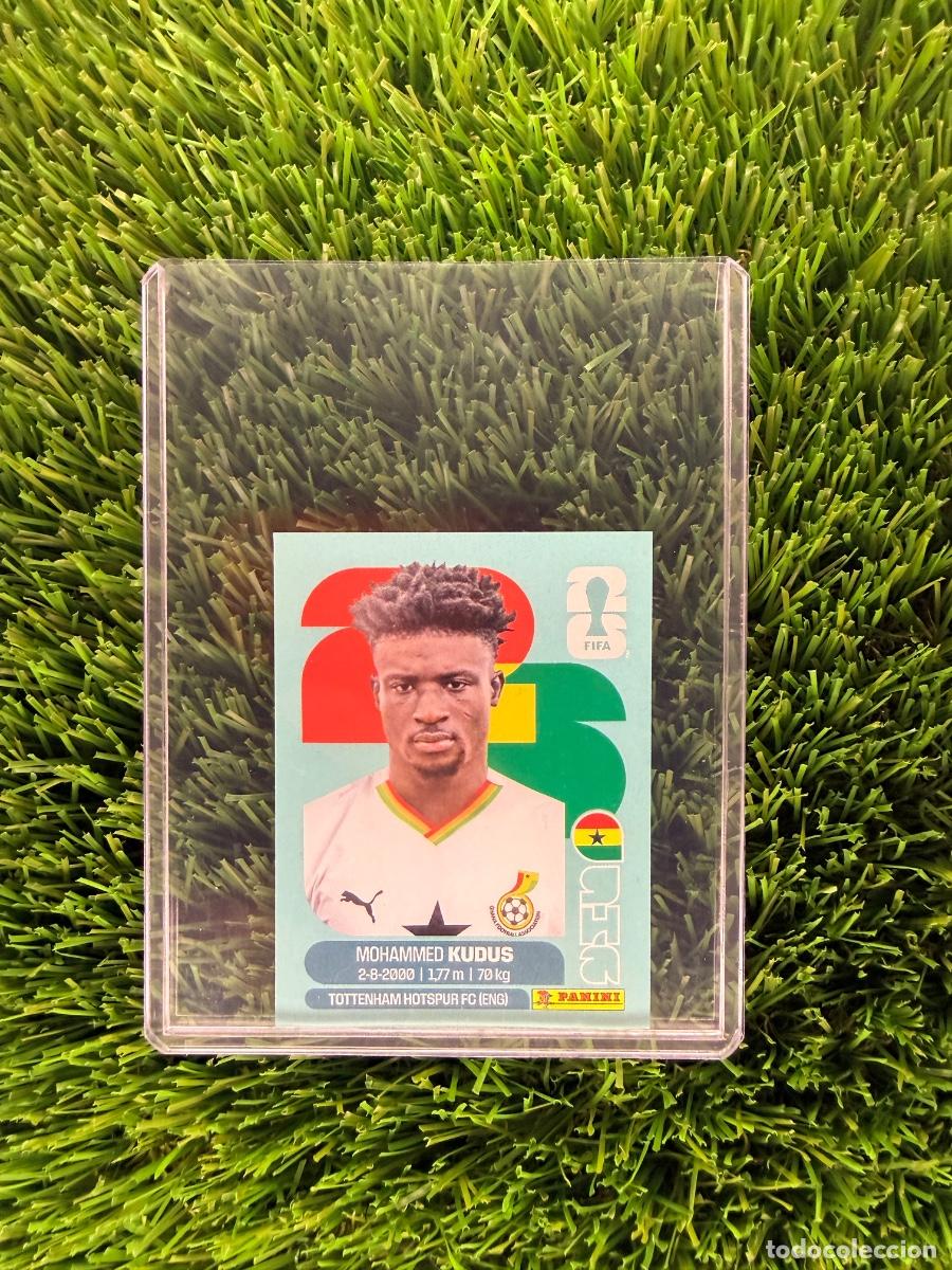 Cromos de f&uacute;tbol: N&ordm; GHA14 Mohammed Kudus Ghana Mundial 2026 Stickers
