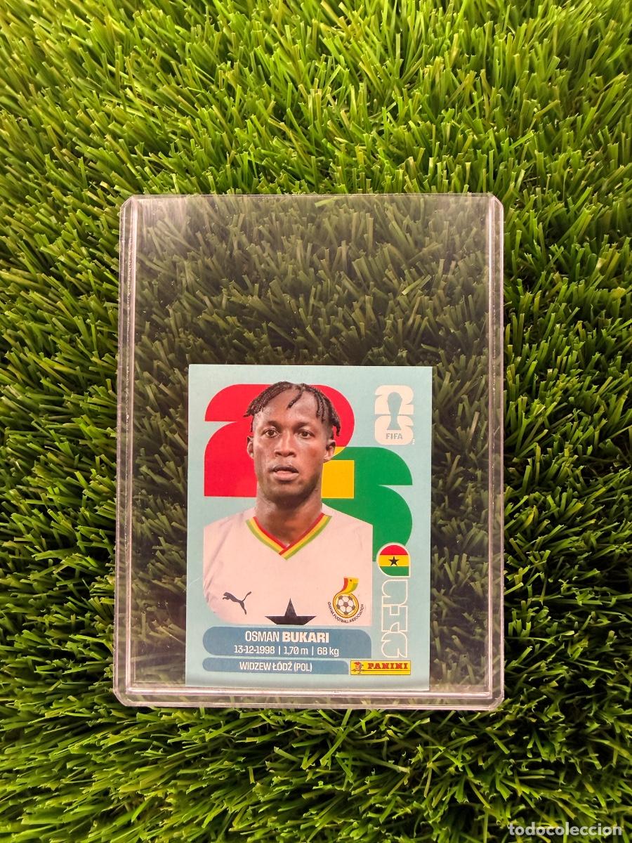 Cromos de f&uacute;tbol: N&ordm; GHA19 Osman Bukari Ghana Mundial 2026 Stickers