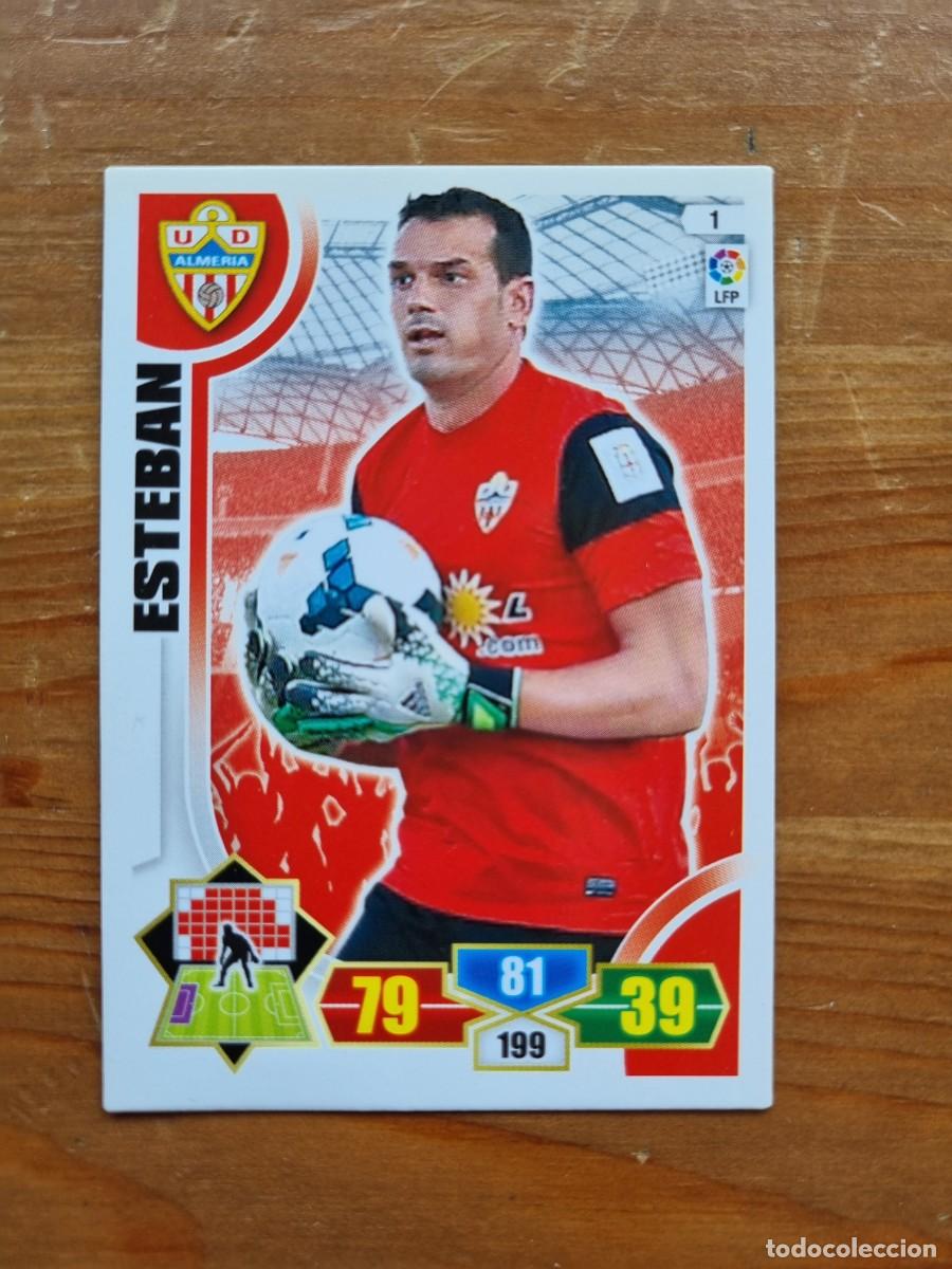 Cromos de f&uacute;tbol: 1 ESTEBAN (UD Almer&iacute;a). Liga 2013 2014 13 14 Adrenalyn XL