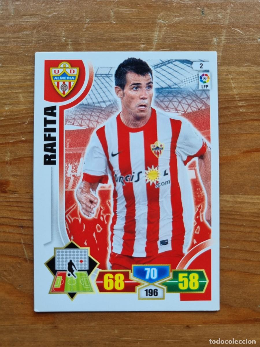 Cromos de f&uacute;tbol: 2 RAFITA (UD Almer&iacute;a). Liga 2013 2014 13 14 Adrenalyn XL