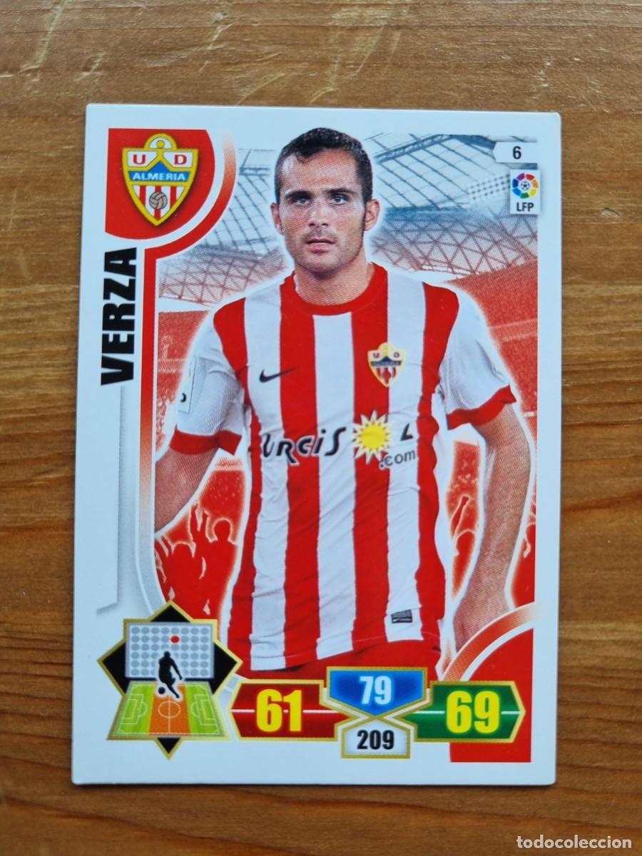 Cromos de f&uacute;tbol: 6 VERZA (UD Almer&iacute;a). Liga 2013 2014 13 14 Adrenalyn XL